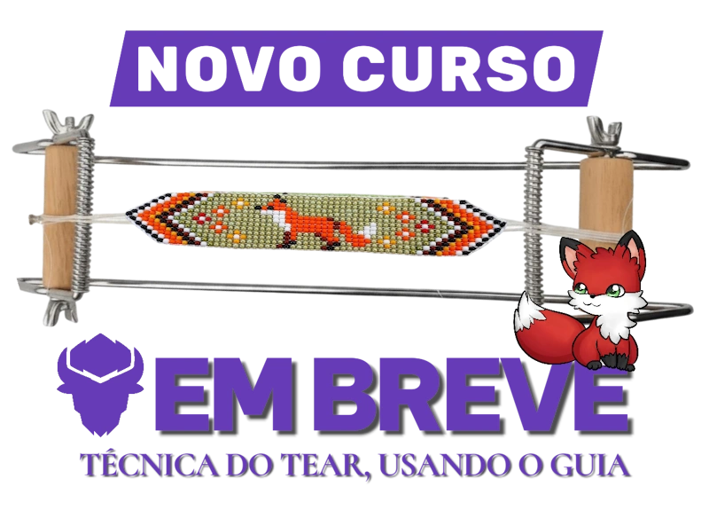 Novo curso em breve SmallBisons.com, aprenderá as técnicas de utilização do tear de contas e o guia de início rápido