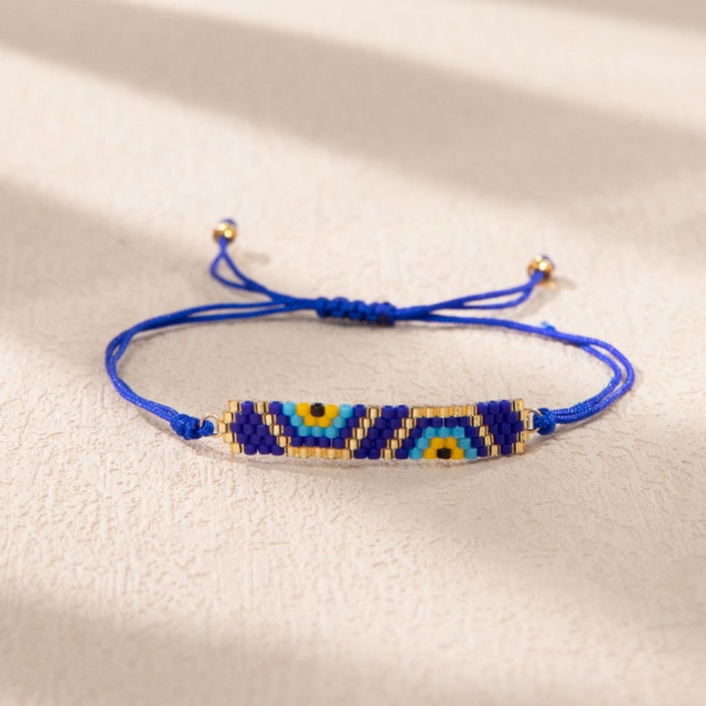 Pulsera en telar