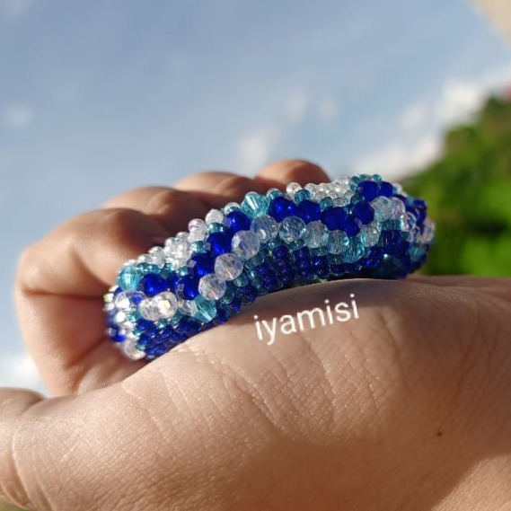 Mazo Elástico de Yemayá efecto Ondas 💙🌊