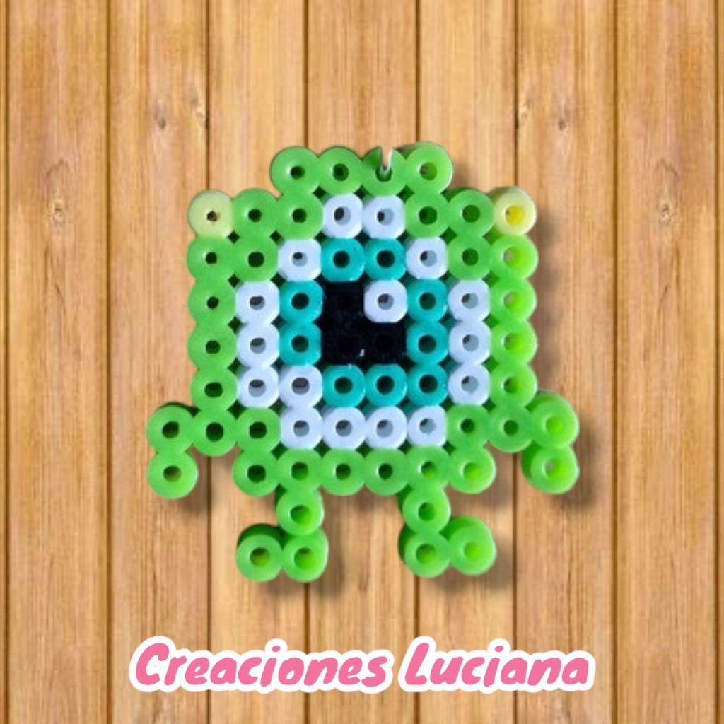 Mike Wazowski de los Monster Inc. Hecho en hamabeads