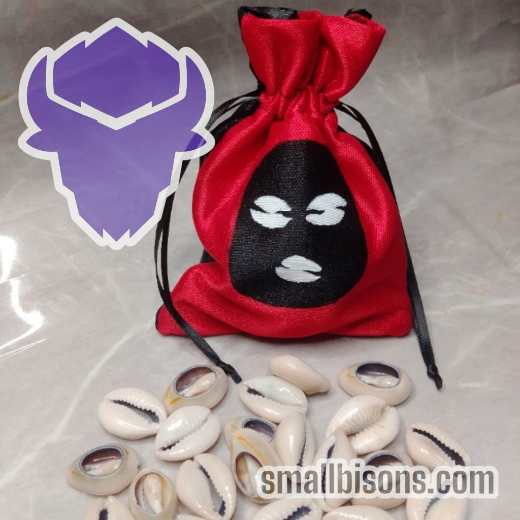 Caracoleras de Eleggua, bolsa de caracoles